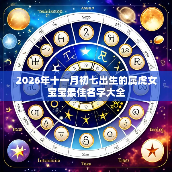 2026年十一月初七出生的属虎女宝宝最佳名字大全