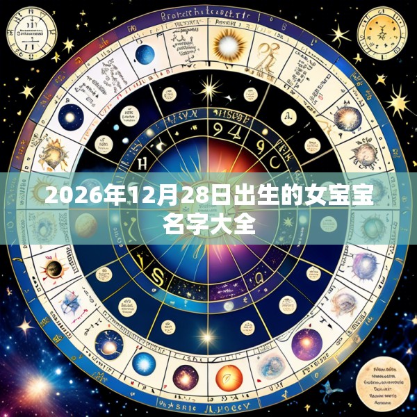 2026年12月28日出生的女宝宝名字大全