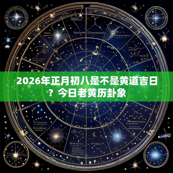 2026年正月初八是不是黄道吉日？今日老黄历卦象