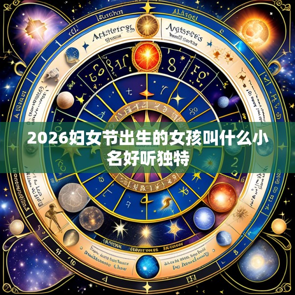 2026妇女节出生的女孩叫什么小名好听独特