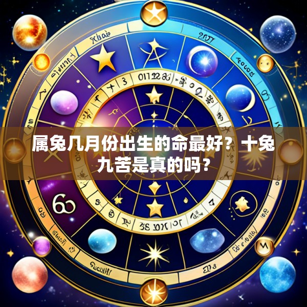 属兔几月份出生的命最好?十兔九苦是真的吗?