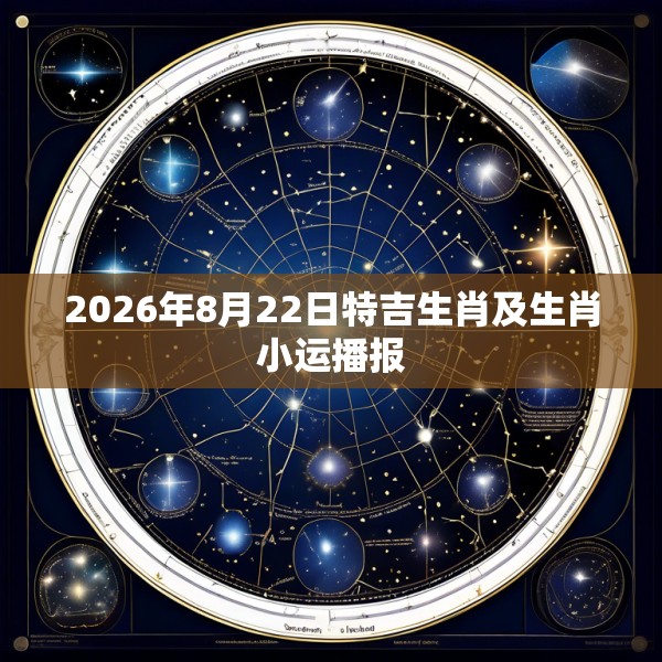 2026年8月22日特吉生肖及生肖小运播报