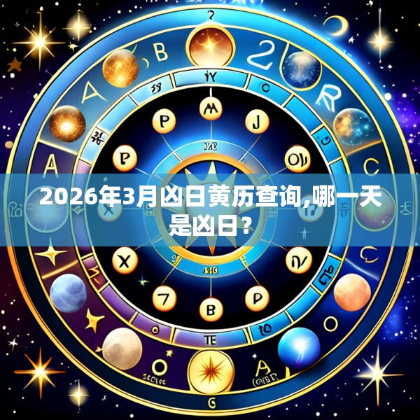 2026年3月凶日黄历查询,哪一天是凶日？