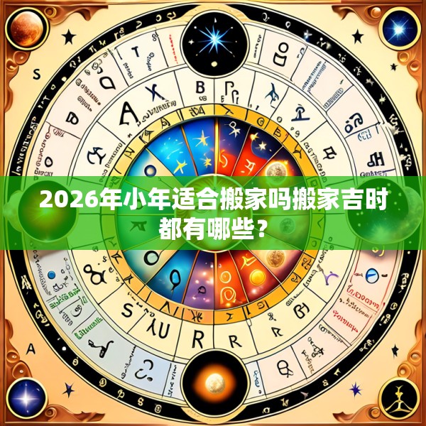 2026年小年适合搬家吗搬家吉时都有哪些?