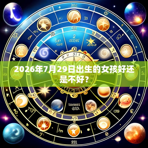 2026年7月29日出生的女孩好还是不好？