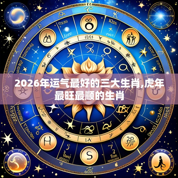 2026年运气最好的三大生肖,虎年最旺最顺的生肖