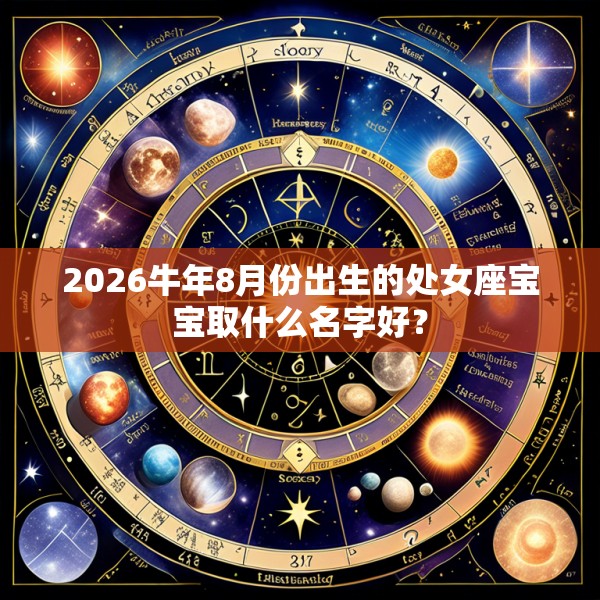 2026牛年8月份出生的处女座宝宝取什么名字好？