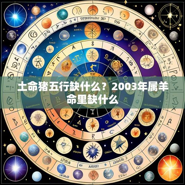 土命猪五行缺什么？2003年属羊命里缺什么