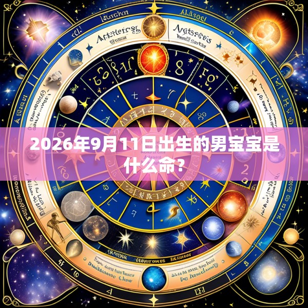 2026年9月11日出生的男宝宝是什么命?