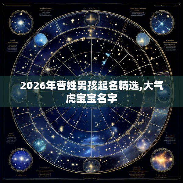 2026年曹姓男孩起名精选,大气虎宝宝名字