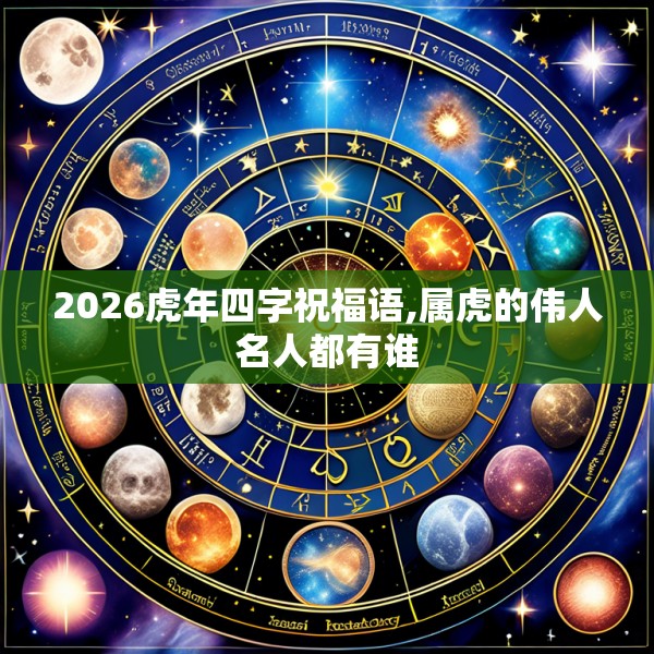 2026虎年四字祝福语,属虎的伟人名人都有谁