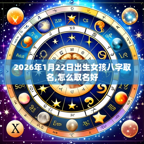 2026年1月22日出生女孩八字取名,怎么取名好