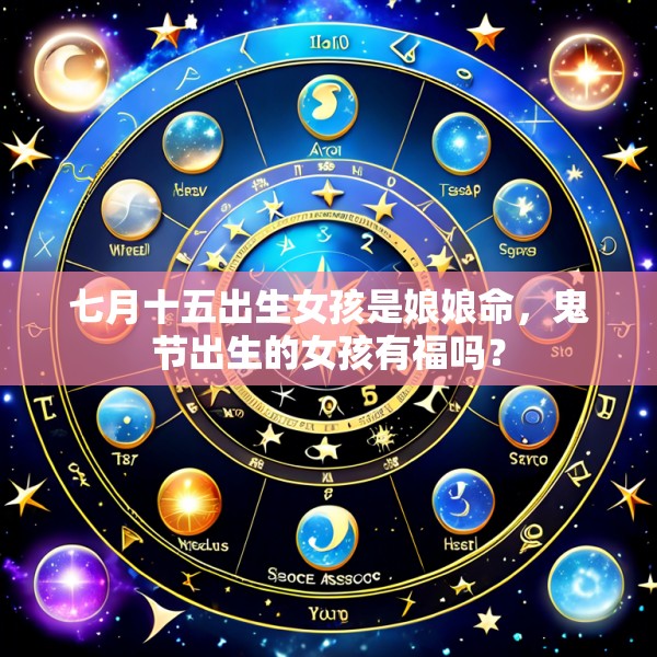 七月十五出生女孩是娘娘命，鬼节出生的女孩有福吗？