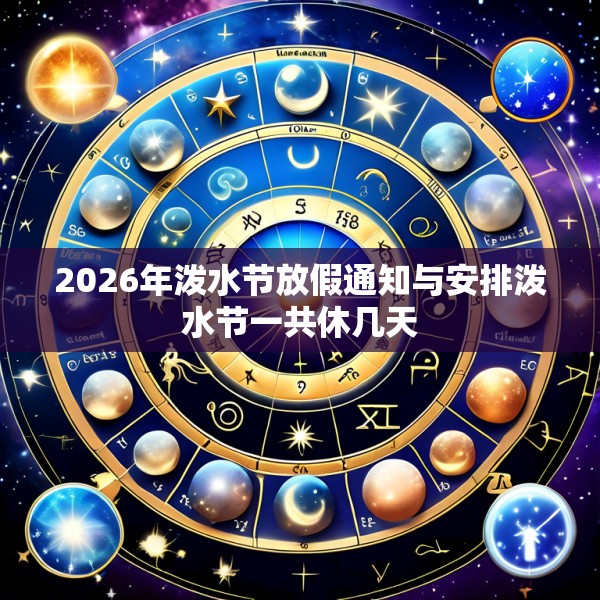 2026年泼水节放假通知与安排泼水节一共休几天