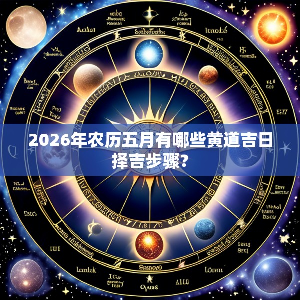 2026年农历五月有哪些黄道吉日择吉步骤？
