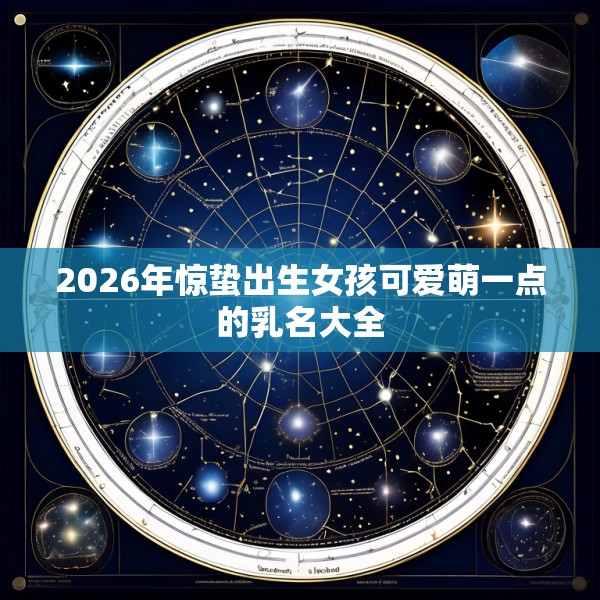 2026年惊蛰出生女孩可爱萌一点的乳名大全