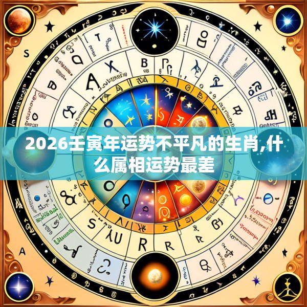 2026壬寅年运势不平凡的生肖,什么属相运势最差