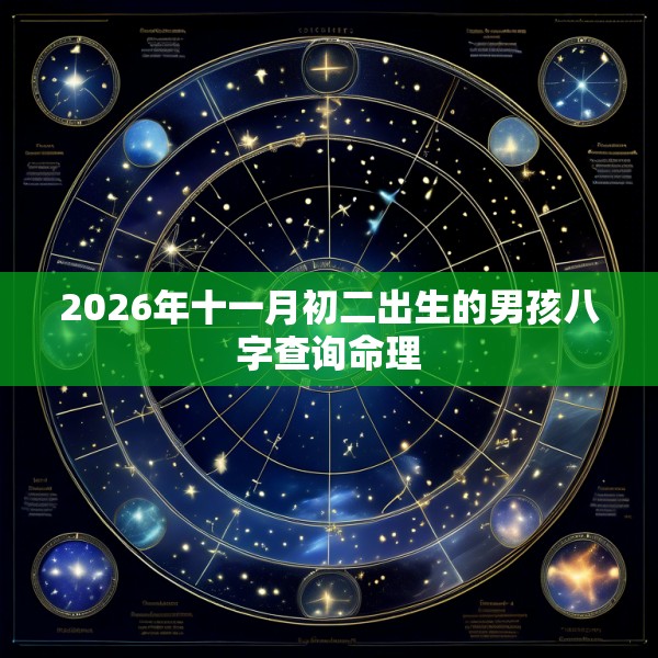 2026年十一月初二出生的男孩八字查询命理