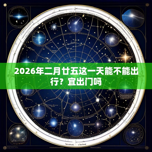 2026年二月廿五这一天能不能出行?宜出门吗
