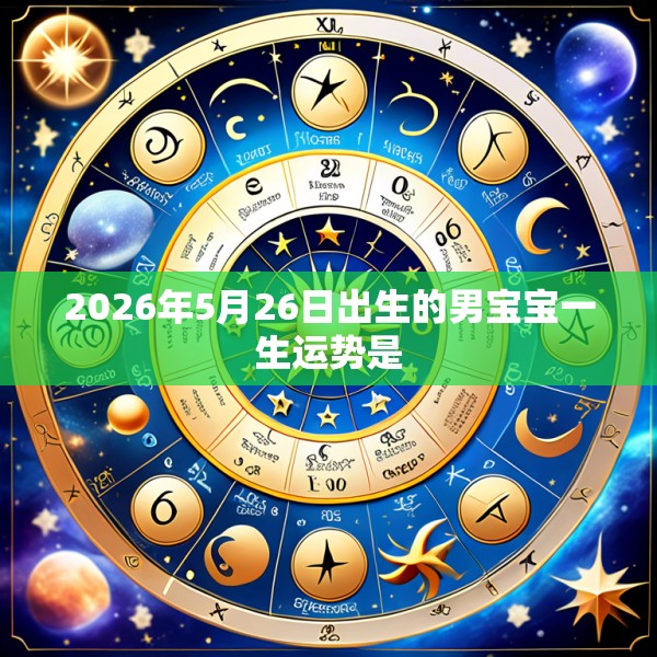 2026年5月26日出生的男宝宝一生运势是