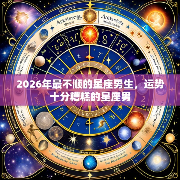 2026年最不顺的星座男生，运势十分糟糕的星座男