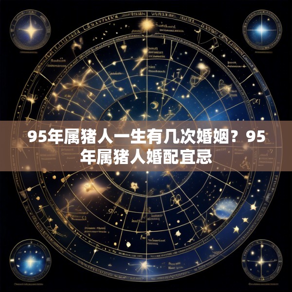 95年属猪人一生有几次婚姻?95年属猪人婚配宜忌