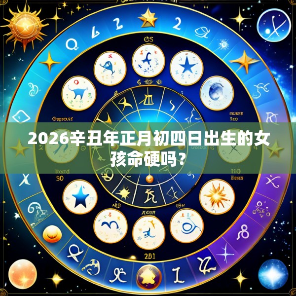 2026辛丑年正月初四日出生的女孩命硬吗?
