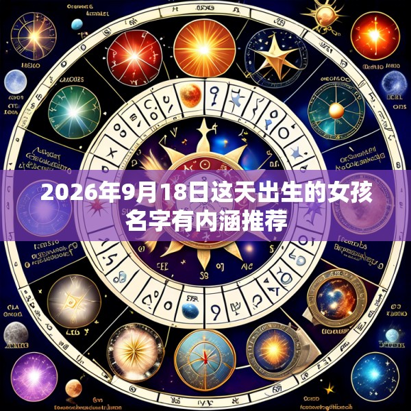 2026年9月18日这天出生的女孩名字有内涵推荐