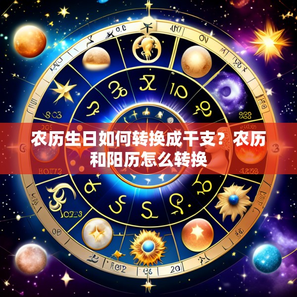 农历生日如何转换成干支？农历和阳历怎么转换