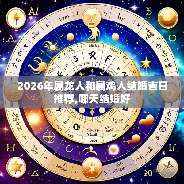 2026年属龙人和属鸡人结婚吉日推荐,哪天结婚好