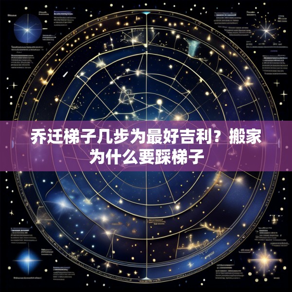 乔迁梯子几步为最好吉利?搬家为什么要踩梯子