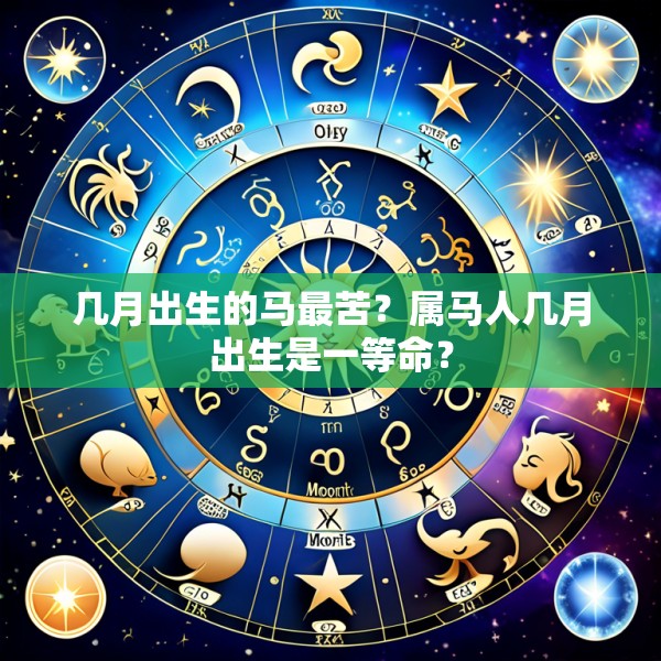 几月出生的马最苦？属马人几月出生是一等命？