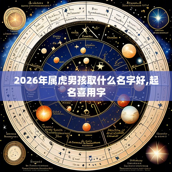 2026年属虎男孩取什么名字好,起名喜用字