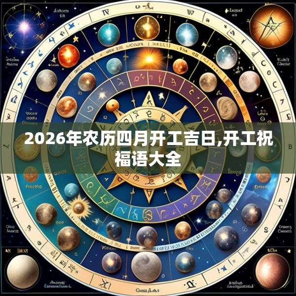2026年农历四月开工吉日,开工祝福语大全