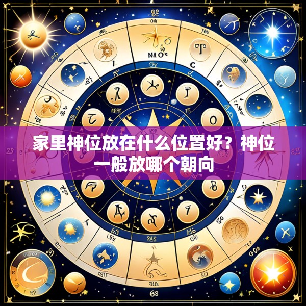 家里神位放在什么位置好?神位一般放哪个朝向