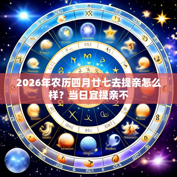 2026年农历四月廿七去提亲怎么样？当日宜提亲不