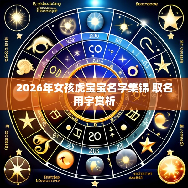 2026年女孩虎宝宝名字集锦 取名用字赏析