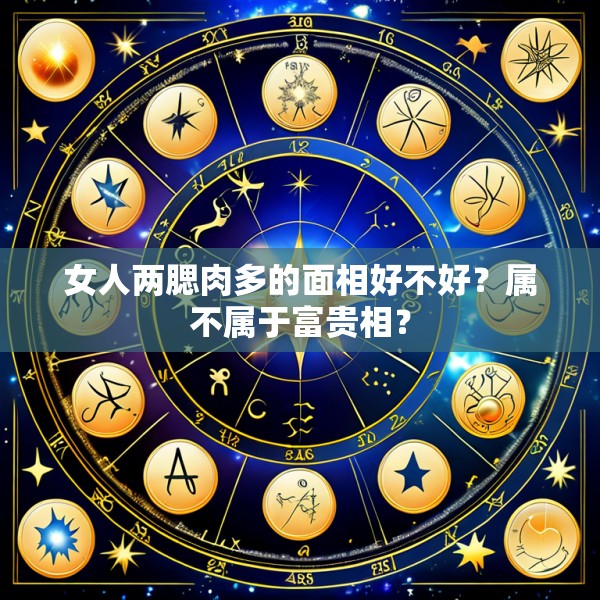 女人两腮肉多的面相好不好？属不属于富贵相？