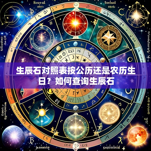 生辰石对照表按公历还是农历生日？如何查询生辰石