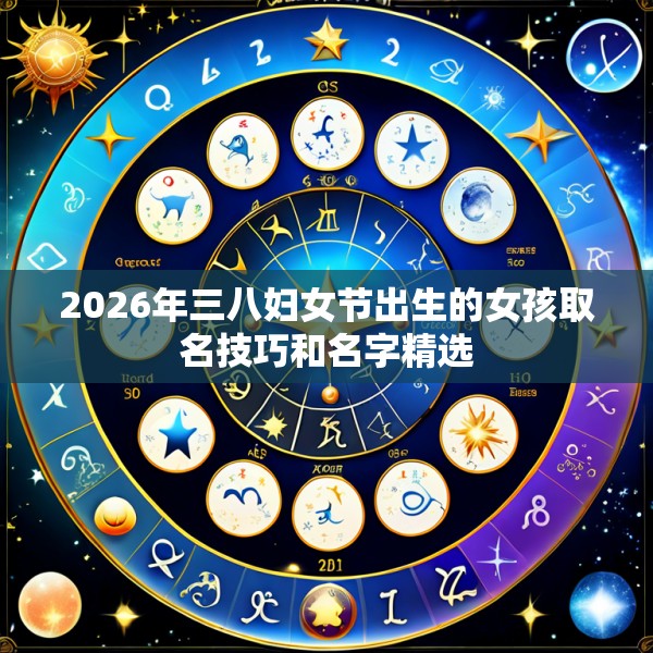2026年三八妇女节出生的女孩取名技巧和名字精选