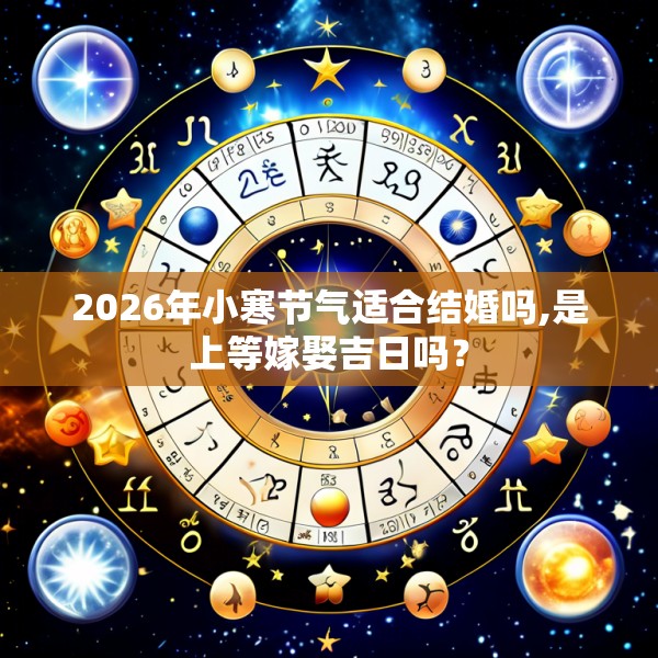 2026年小寒节气适合结婚吗,是上等嫁娶吉日吗？