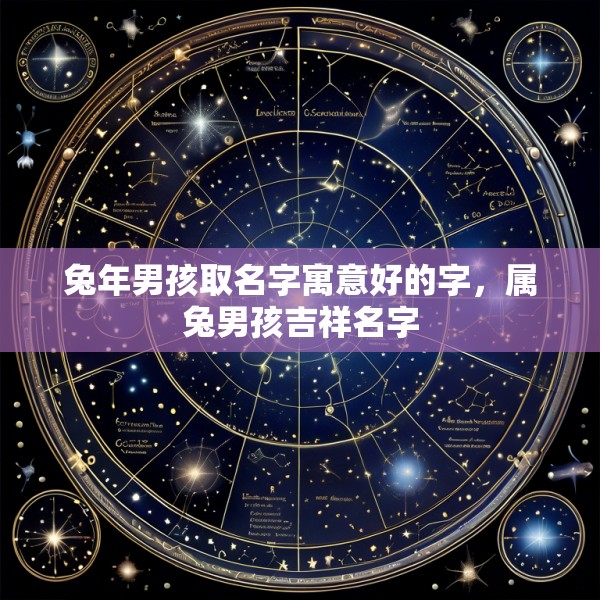 兔年男孩取名字寓意好的字,属兔男孩吉祥名字