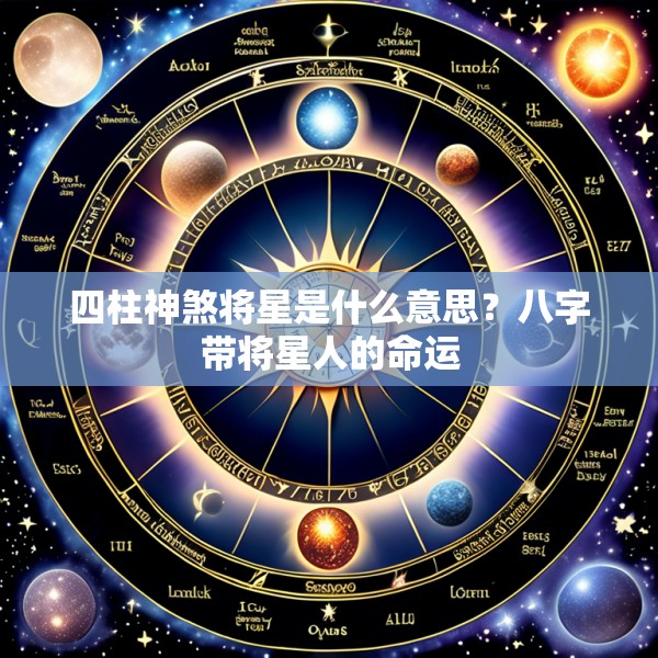 四柱神煞将星是什么意思？八字带将星人的命运