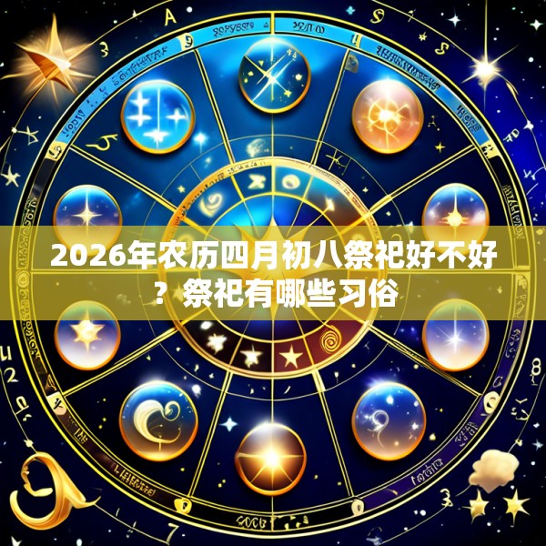 2026年农历四月初八祭祀好不好?祭祀有哪些习俗