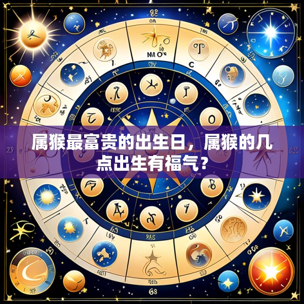 属猴最富贵的出生日，属猴的几点出生有福气？