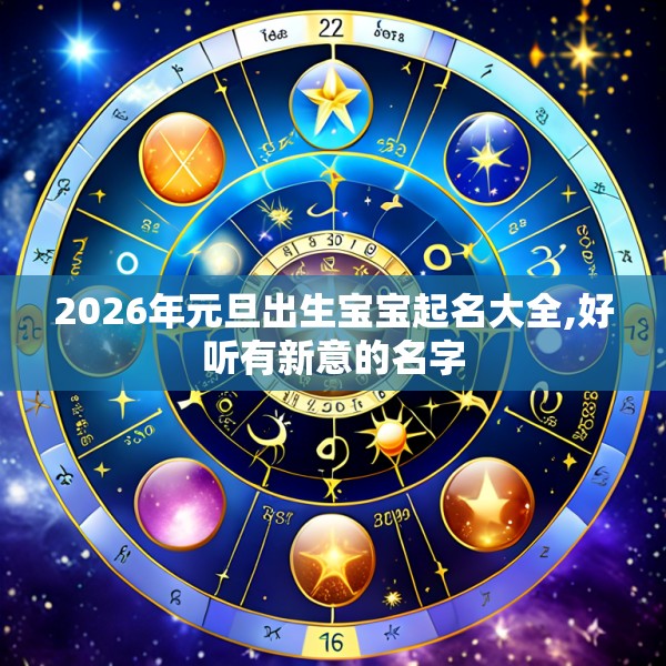 2026年元旦出生宝宝起名大全,好听有新意的名字