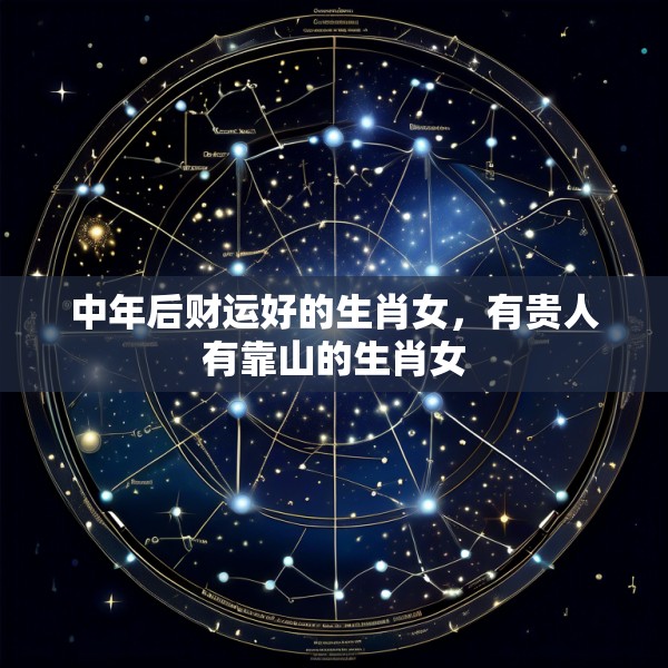 中年后财运好的生肖女,有贵人有靠山的生肖女