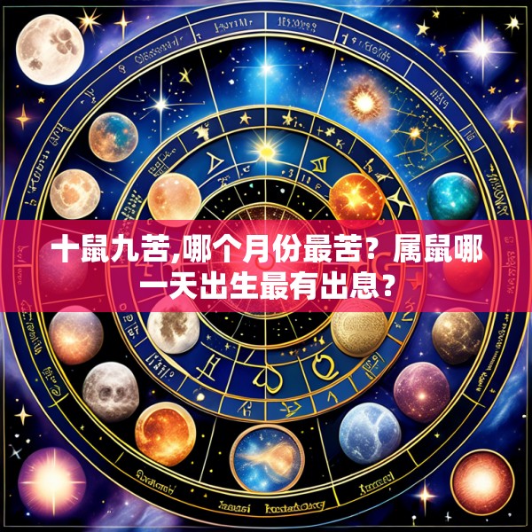 十鼠九苦,哪个月份最苦?属鼠哪一天出生最有出息?