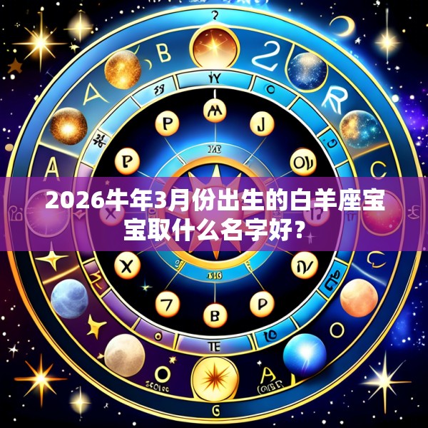 2026牛年3月份出生的白羊座宝宝取什么名字好？
