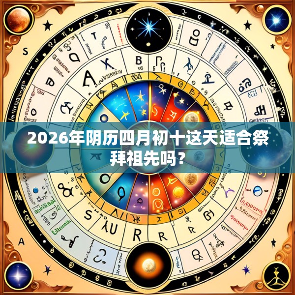 2026年阴历四月初十这天适合祭拜祖先吗？